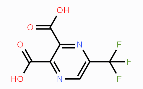 CAS No. 1279821-79-2, 5-(trifluoromethyl)pyrazine-2,3-dicarboxylic acid
