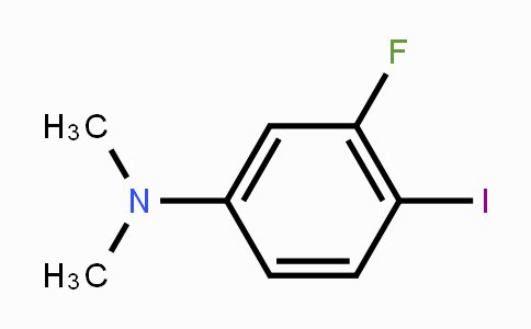 CAS No. 1369776-87-3, 3-fluoro-4-iodo-N,N-dimethylaniline