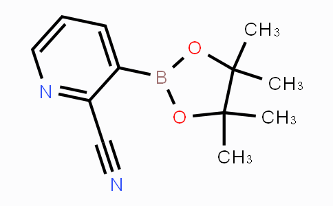 CAS No. 878194-93-5, 3-(4,4,5,5-tetramethyl-1,3,2-dioxaborolan-2-yl)picolinonitrile