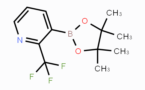 CAS No. 1383625-22-6, 3-(4,4,5,5-tetramethyl-1,3,2-dioxaborolan-2-yl)-2-(trifluoromethyl)pyridine