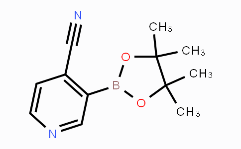 CAS No. 878194-91-3, 3-(4,4,5,5-tetramethyl-1,3,2-dioxaborolan-2-yl)isonicotinonitrile