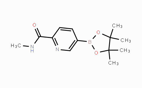 CAS No. 945863-21-8, N-methyl-5-(4,4,5,5-tetramethyl-1,3,2-dioxaborolan-2-yl)picolinamide
