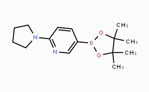 CAS No. 933986-97-1, 2-(pyrrolidin-1-yl)-5-(4,4,5,5-tetramethyl-1,3,2-dioxaborolan-2-yl)pyridine