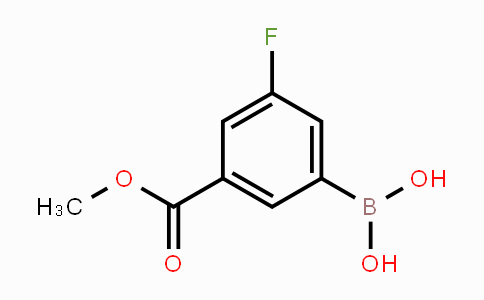 CAS No. 871329-62-3, 3-fluoro-5-(methoxycarbonyl)phenylboronic acid