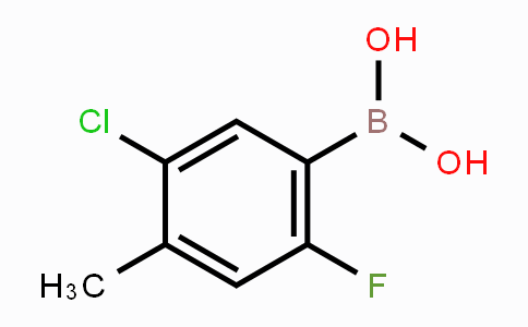 CAS No. 1072952-42-1, 5-chloro-2-fluoro-4-methylphenylboronic acid