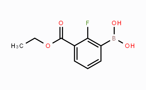 CAS No. 1072952-52-3, 3-(ethoxycarbonyl)-2-fluorophenylboronic acid