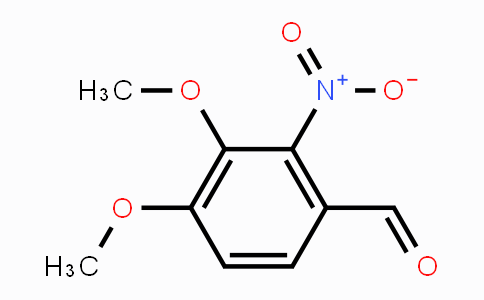CAS No. 55149-84-3, 3,4-dimethoxy-2-nitrobenzaldehyde