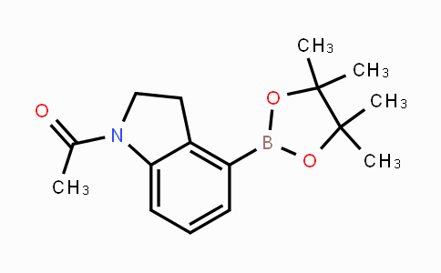 CAS No. 937591-97-4, 1-(4-(4,4,5,5-tetramethyl-1,3,2-dioxaborolan-2-yl)indolin-1-yl)ethanone