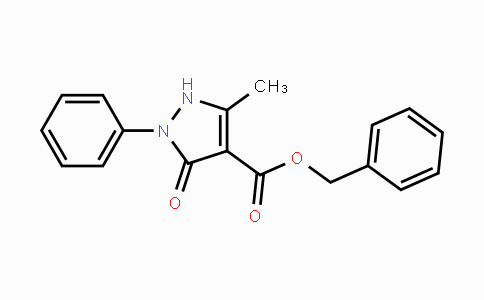 CAS No. 913376-49-5, benzyl 5-methyl-3-oxo-2-phenyl-2,3-dihydro-1H-pyrazole-4-carboxylate