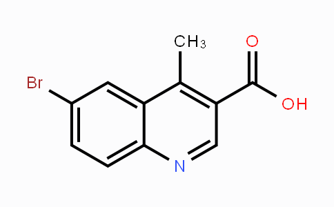 CAS No. 1095010-36-8, 6-bromo-4-methylquinoline-3-carboxylic acid