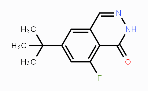 CAS No. 1242156-59-7, 6-(tert-butyl)-8-fluorophthalazin-1(2H)-one
