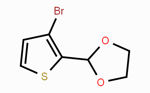 CAS No. 56857-02-4, 2-(3-bromothiophen-2-yl)-1,3-dioxolane