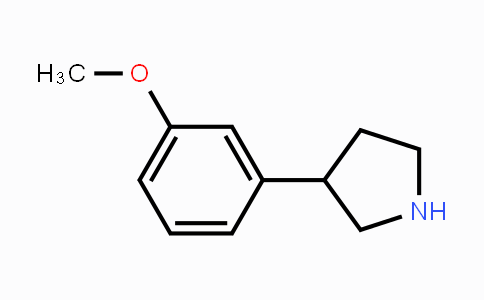 CAS No. 1610028-40-4, 3-(3-methoxyphenyl)pyrrolidine