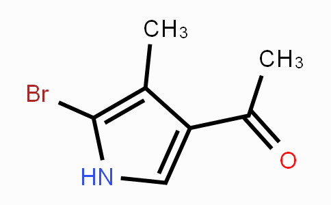 CAS No. 202286-27-9, 1-(5-bromo-4-methyl-1H-pyrrol-3-yl)ethanone