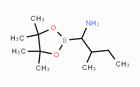 CAS No. 99503-55-6, 2-methyl-1-(4,4,5,5-tetramethyl-1,3,2-dioxaborolan-2-yl)butan-1-amine
