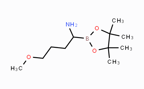712261-40-0 | 4-methoxy-1-(4,4,5,5-tetramethyl-1,3,2-dioxaborolan-2-yl)butan-1-amine