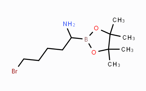 CAS No. 727354-16-7, 5-bromo-1-(4,4,5,5-tetramethyl-1,3,2-dioxaborolan-2-yl)pentan-1-amine