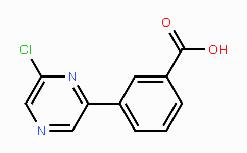 CAS No. 936138-14-6, 3-(6-chloropyrazin-2-yl)benzoic acid