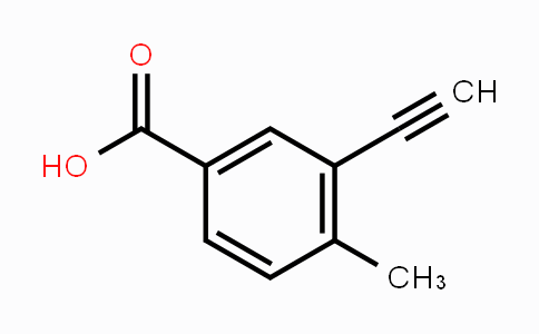 CAS No. 1001203-03-7, 3-ethynyl-4-methylbenzoic acid