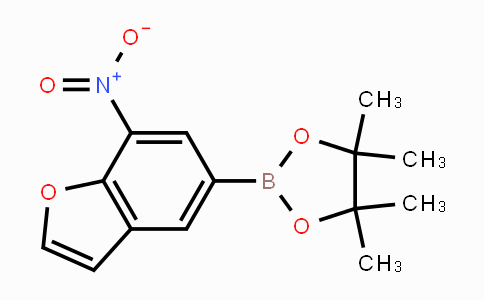 CAS No. 1221449-01-9, 4,4,5,5-tetramethyl-2-(7-nitrobenzofuran-5-yl)-1,3,2-dioxaborolane