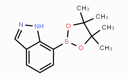 CAS No. 915411-02-8, 7-(4,4,5,5-tetramethyl-1,3,2-dioxaborolan-2-yl)-1H-indazole