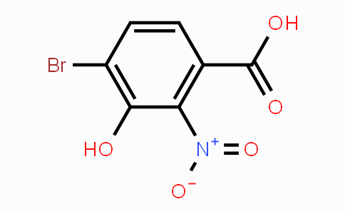 CAS No. 37524-08-6, 4-bromo-3-hydroxy-2-nitrobenzoic acid