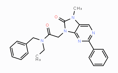 CAS No. 226954-04-7, N-benzyl-N-ethyl-2-(7-methyl-8-oxo-2-phenyl-7H-purin-9(8H)-yl)acetamide