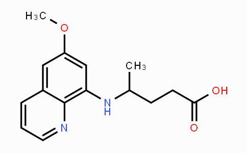 CAS No. 77229-68-6, 4-((6-methoxyquinolin-8-yl)amino)pentanoic acid