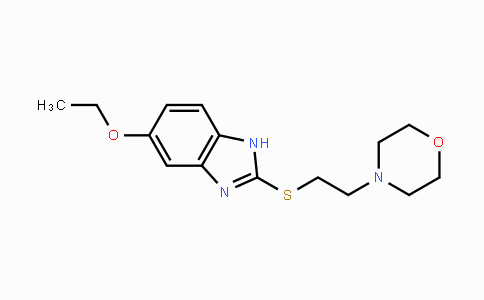 CAS No. 173352-21-1, 4-(2-((5-ethoxy-1H-benzo[d]imidazol-2-yl)thio)ethyl)morpholine