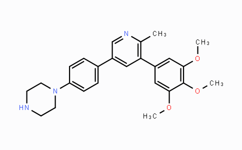 1627503-67-6 | 1-(4-(6-methyl-5-(3,4,5-trimethoxyphenyl)pyridin-3-yl)phenyl)piperazine