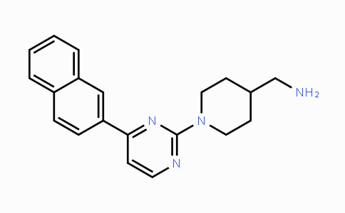 CAS No. 1123231-07-1, (1-(4-(naphthalen-2-yl)pyrimidin-2-yl)piperidin-4-yl)methanamine