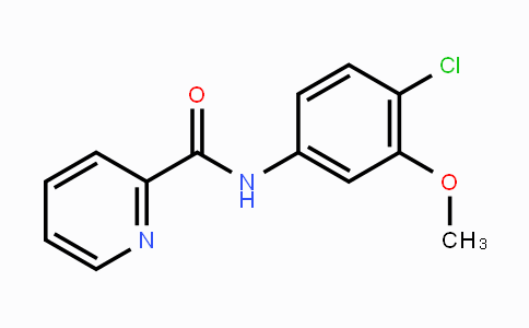 CAS No. 1161205-04-4, N-(4-chloro-3-methoxyphenyl)picolinamide