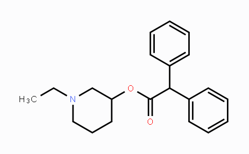 CAS No. 82-98-4, 1-ethylpiperidin-3-yl 2,2-diphenylacetate