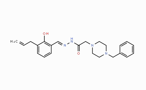 CAS No. 315183-21-2, (E)-N'-(3-allyl-2-hydroxybenzylidene)-2-(4-benzylpiperazin-1-yl)acetohydrazide