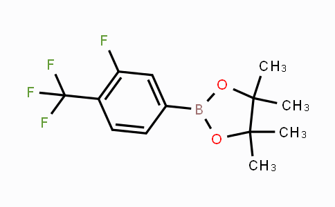 445303-67-3 | 2-(3-fluoro-4-(trifluoromethyl)phenyl)-4,4,5,5-tetramethyl-1,3,2-dioxaborolane