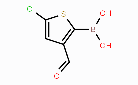 CAS No. 36155-87-0, 5-chloro-3-formylthiophen-2-ylboronic acid