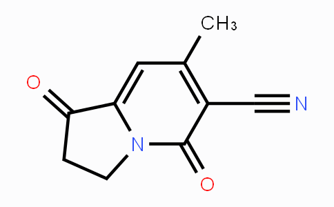 CAS No. 58610-63-2, 7-methyl-1,5-dioxo-1,2,3,5-tetrahydroindolizine-6-carbonitrile