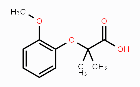 CAS No. 53498-60-5, 2-(2-methoxyphenoxy)-2-methylpropanoic acid