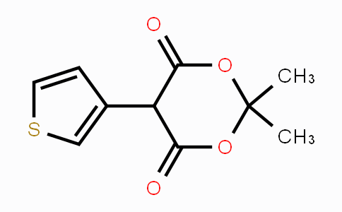 CAS No. 61857-83-8, 2,2-dimethyl-5-(thiophen-3-yl)-1,3-dioxane-4,6-dione