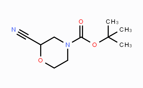 CAS No. 1211592-70-9, tert-butyl 2-cyanomorpholine-4-carboxylate