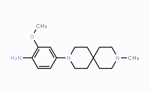 1818847-36-7 | 2-methoxy-4-(9-methyl-3,9-diazaspiro[5.5]undecan-3-yl)aniline