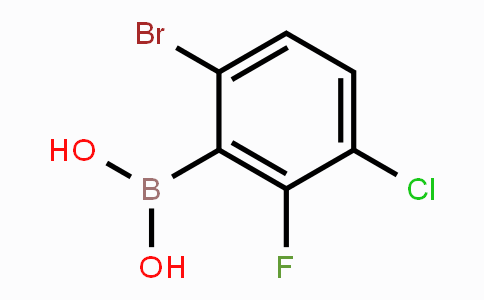 CAS No. 1451392-87-2, 6-bromo-3-chloro-2-fluorophenylboronic acid