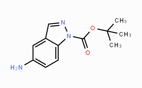 CAS No. 129488-10-4, tert-butyl 5-amino-1H-indazole-1-carboxylate