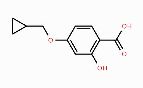 CAS No. 1243359-80-9, 4-(cyclopropylmethoxy)-2-hydroxybenzoic acid