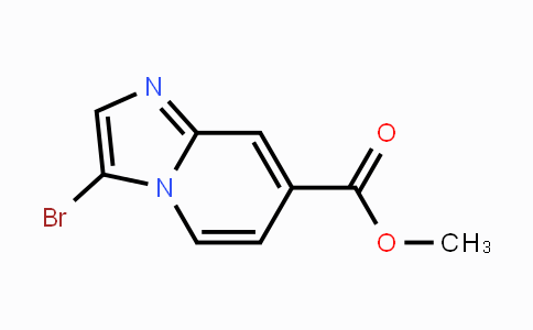 CAS No. 342613-63-2, methyl 3-bromoimidazo[1,2-a]pyridine-7-carboxylate