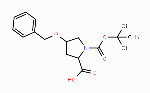 CAS No. 40350-83-2, 4-(benzyloxy)-1-(tert-butoxycarbonyl)pyrrolidine-2-carboxylic acid