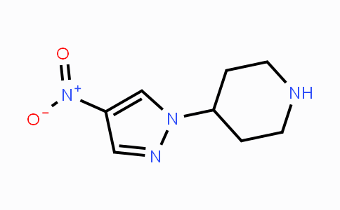 CAS No. 1211589-62-6, 4-(4-nitro-1H-pyrazol-1-yl)piperidine
