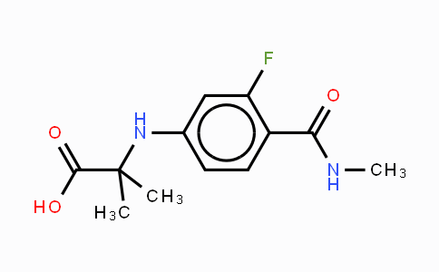 1289942-66-0 | N-[3-氟-4-[(甲基氨基)羰基]苯基]-2-甲基-丙氨酸