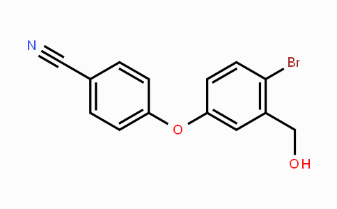 906673-45-8 | 4-[4-Bromo-3-(hydroxymethyl)phenoxy]benzonitrile