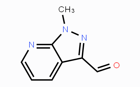 CAS No. 1511782-19-6, 1-Methyl-1H-pyrazolo[3,4-b]pyridine-3-carbaldehyde